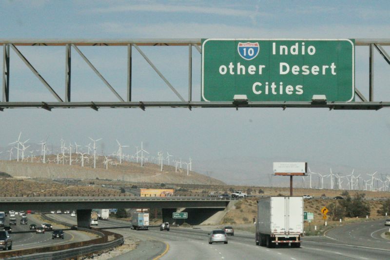 Apparently the California sign designer was late for his yoga class, so he made an 