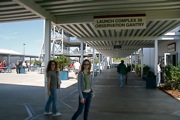 DNB (the company that manages tourism at KSC) built this fake gantry for tourists to view the pads from 1.2 miles away