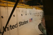 Long view of the starboard side of Discovery