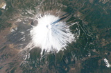 NASA photo of Fuji in Winter