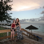 Kelsey and Debbie at sunset