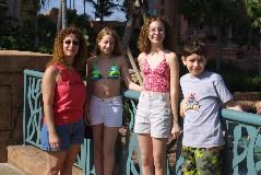 Family photo at the Atlantis