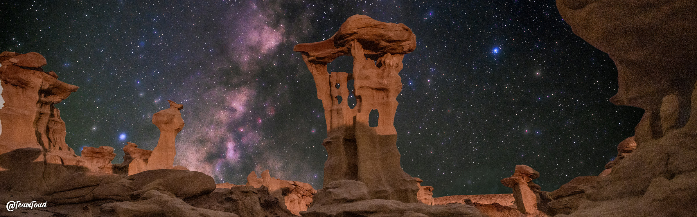 Milky Way over the Alien Throne in the Valley of Dreams (Sept 2025)