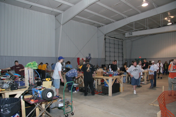 Pit area at Volusia Farigrounds