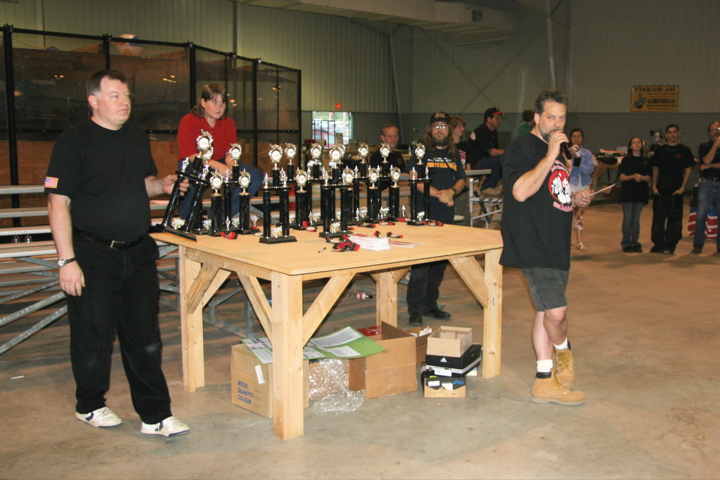 The trophies are ready for the winners
