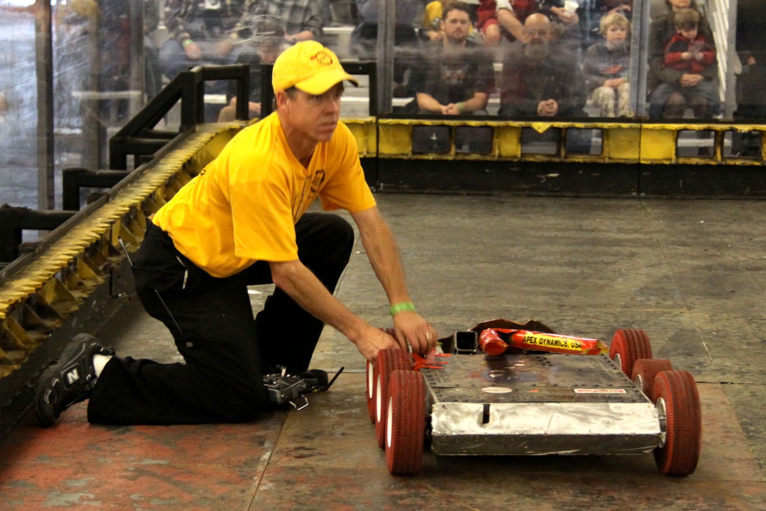 Matt Maxham readies Sewer Snake