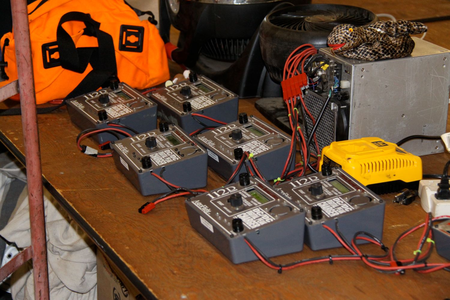 Plumb Crazy Robotics charging setup