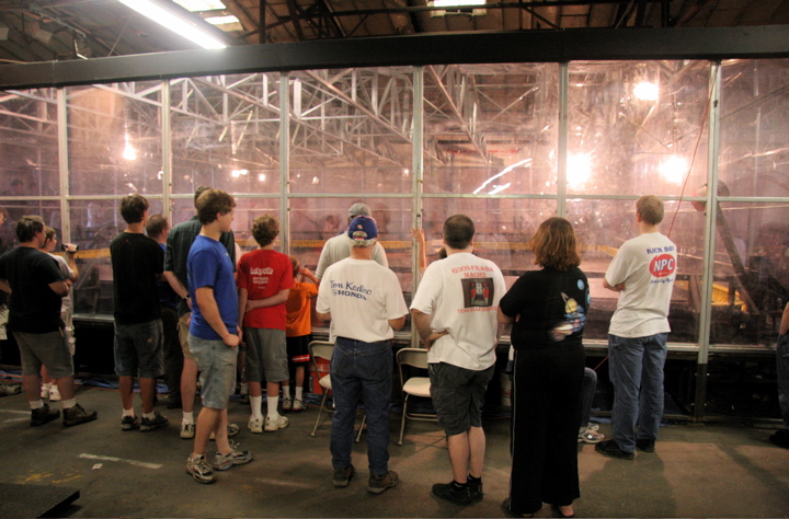 The builders and the arena
