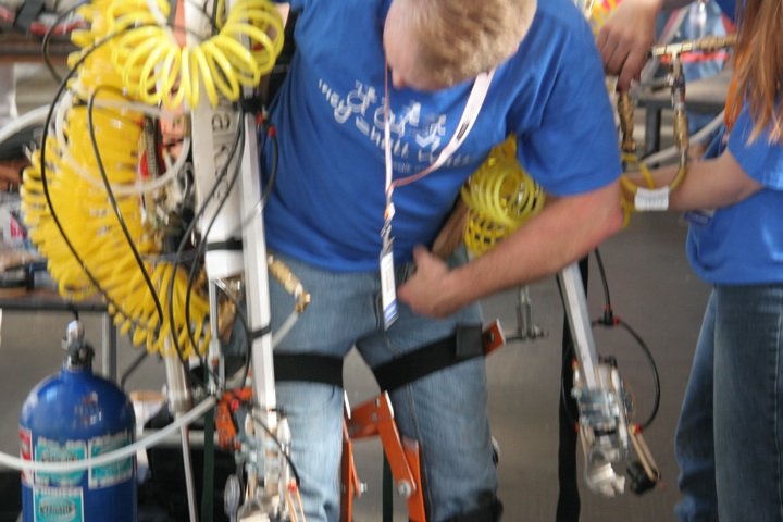 Getting suited up