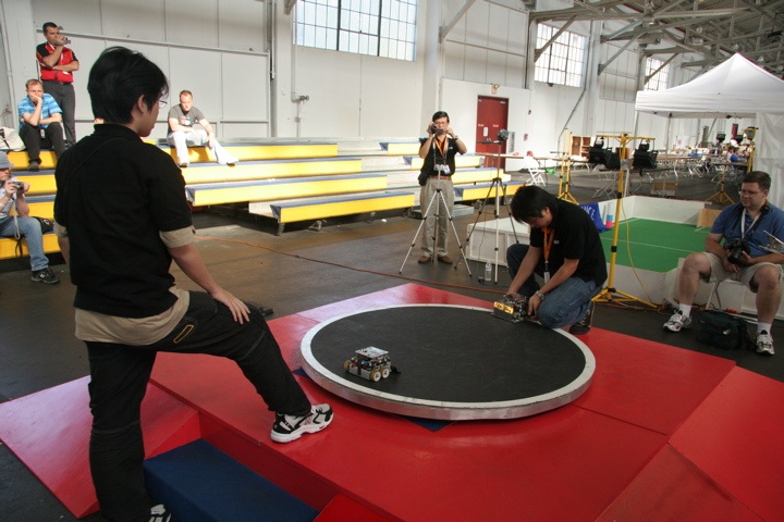 Sumo bots enter the ring