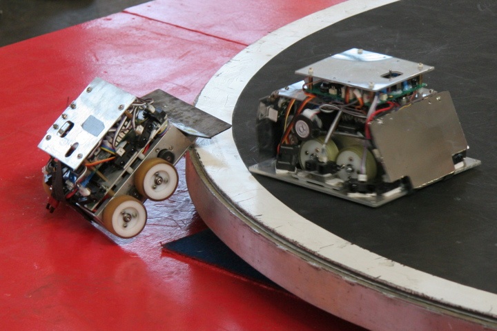 One robot loses the fight