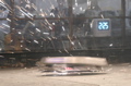 Titanium and Steel Sparks