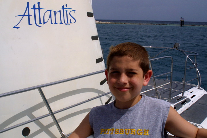 Dan on tail of Atlantis 6