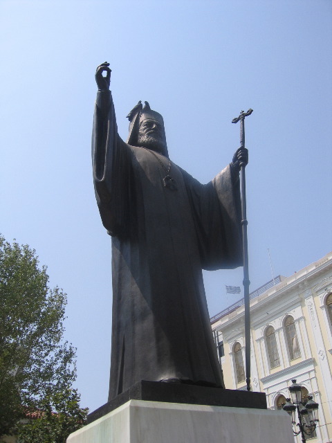 A Byzantine statue in Monisteraki