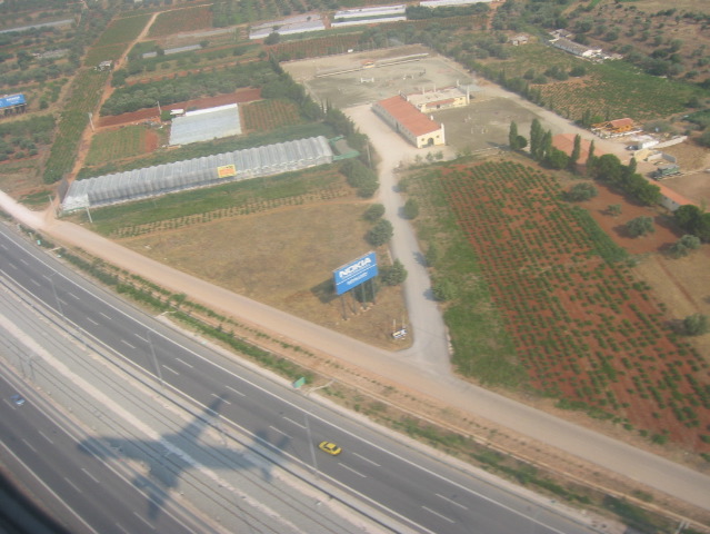 Landing in Athens