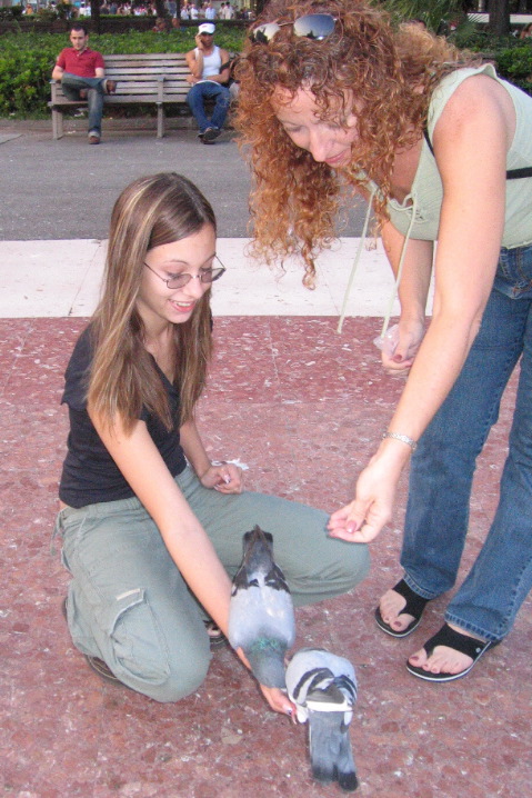 Kelsey feeds two