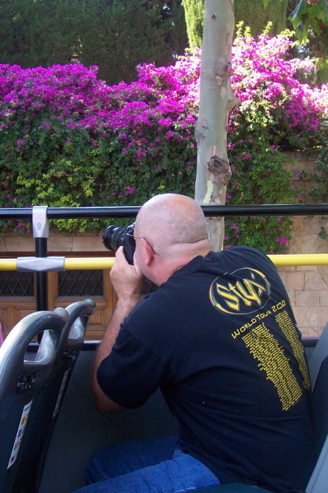 Fuzzy shooting photos of flowers (by Debbie)