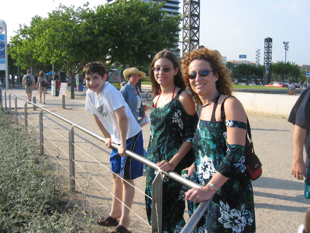 Leaving the beach