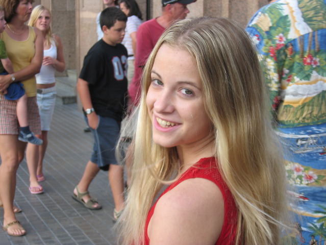 Jacey on "La Rambla"