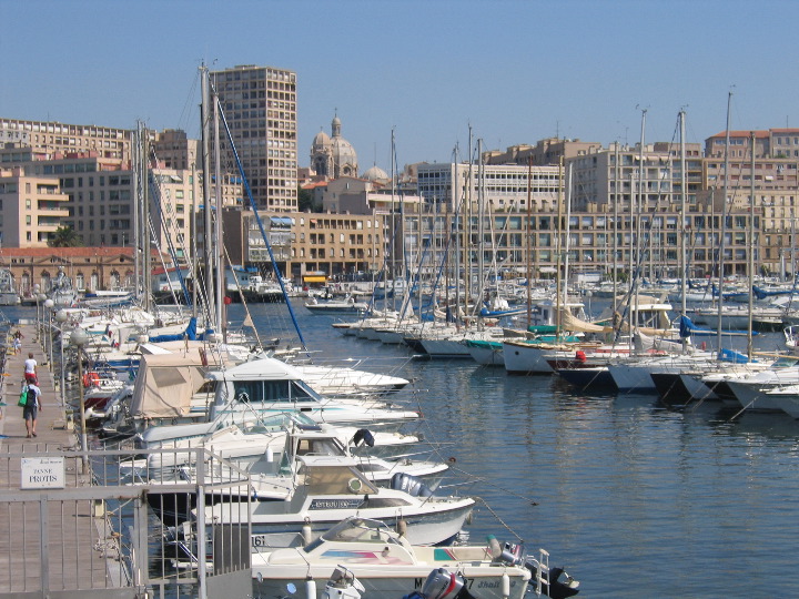 Boats at the Vieux Port