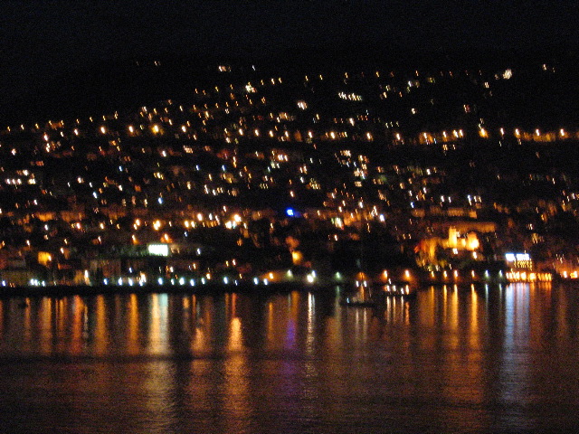 Villefranche at night