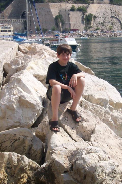 Dan on the Rocks (by Debbie)