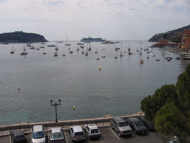 The view from the train station