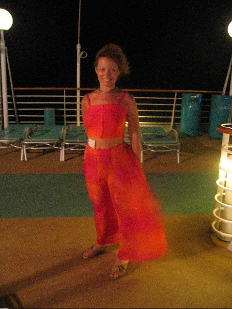 Debbie in a 20 knot wind