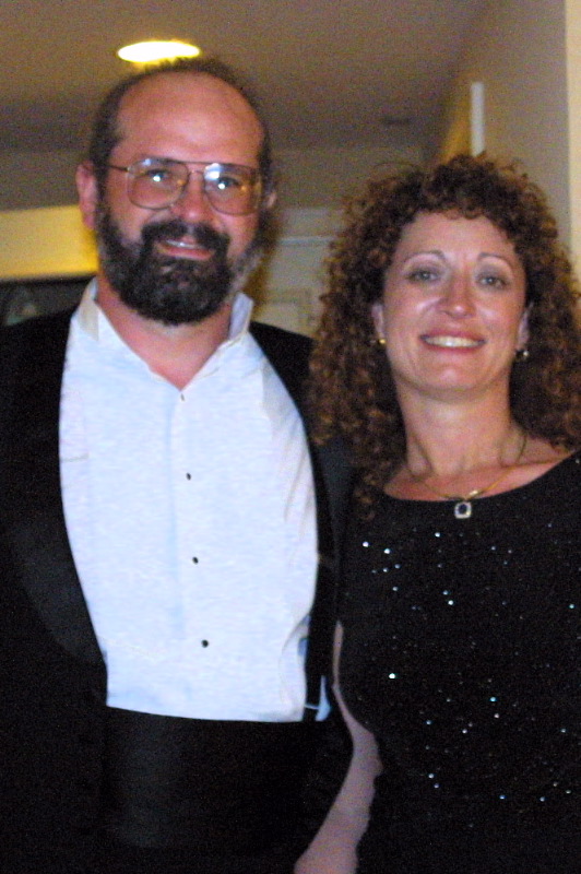 Fuzzy and Debbie after New Year's