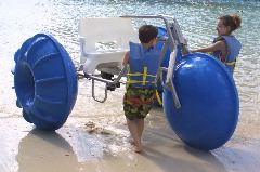 Stowing the paddleboat