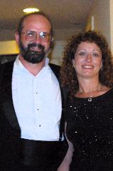 Fuzzy and Debbie after New Year's