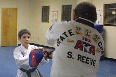 Danny listens to his instructor